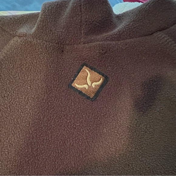 Prana Chocolate Brown Hooded Pullover - Picture 7 of 7